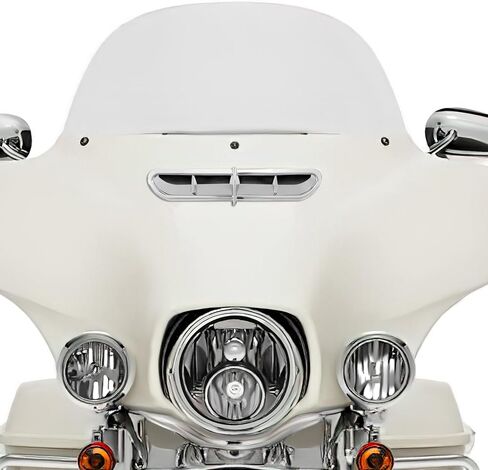 Green-L Chrome Outer Fairing Vent Accent Fit for Harley Touring Street Glide Electra Glide Ultra Limited Trike 2014-2024 in Kuwait
