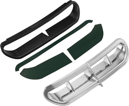 Green-L Chrome Outer Fairing Vent Accent Fit for Harley Touring Street Glide Electra Glide Ultra Limited Trike 2014-2024 in Kuwait
