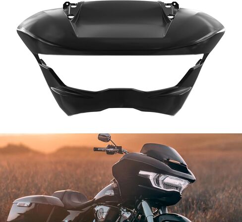 Front Outer Fairing for Road Glide 2024, Black Headlight Cover Inner Fairing Fit for Harley Touring CVO Road Glide 2023-2025 ST FLTRX FLTRXSTSE 2024-2025 Accessories,Matte Black in Saudi Arabia