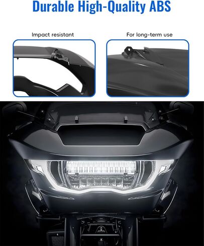 Front Outer Fairing for Road Glide 2024, Black Headlight Cover Inner Fairing Fit for Harley Touring CVO Road Glide 2023-2025 ST FLTRX FLTRXSTSE 2024-2025 Accessories,Matte Black in Saudi Arabia