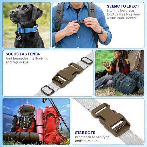 Quick Side Release Plastic Buckles Straps for backpacks dog collar Luggage Straps, Nylon Webbing Adjuster in Saudi Arabia