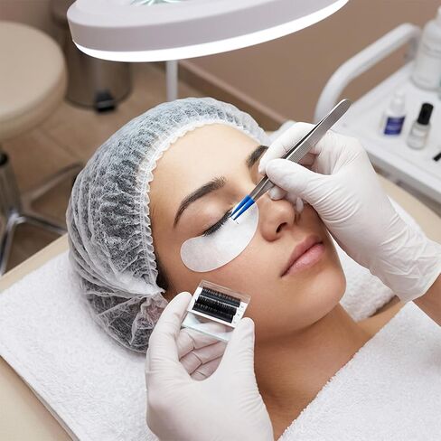 Fibraze 3 قطع ملاقط مطاطية، مجموعة مطلية بالبولي فينيل كلوريد ملاقط طويلة للحرف اليدوية، طرف مسطح مستقيم، ملقط طويل منحني لصناعة الطوابع والخرز والمجوهرات باللون الأزرق in Kuwait