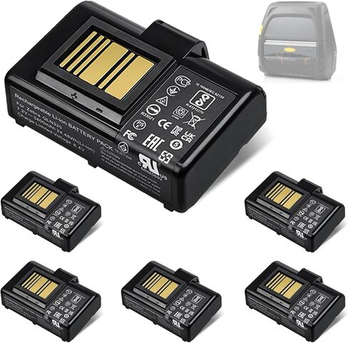 6 Pack for Zebra ZQ520 ZQ620 Battery Replacement - for Zebra Printer ZQ620 ZQ520 ZQ510 QLN320 QLN220 QLN220HC QLN320HC ZQ500 ZQ521 ZR628 ZR638 ZQ610 ZR658 ZR668 Upgrade Battery Lithium Ion 3400mAh in Kuwait