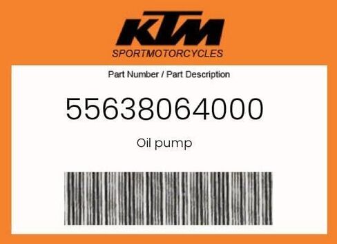 مضخة زيت KTM جديدة OEM 55638064000 in Kuwait