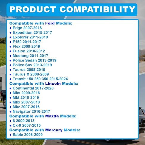 M390 Engine Oil Pump Compatible with Ford Edge Expedition Explorer F150 Mustang Police Sedan Taurus Transit 150 250 350 Lincoln Mks Mkt Mazda Cx-9 Mercury Sable 3.5L 3.7L in Kuwait