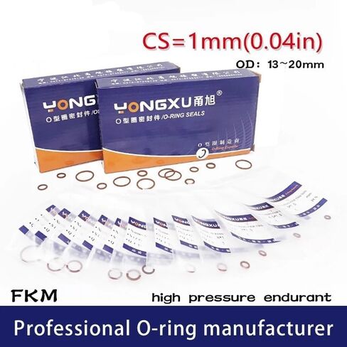 10PCS/lot Brown FKM Fluorine Rubber O-rings Seals CS1mm OD13/14/15/16/17/18/19/20 * 1mm O Ring Seal Gasket Rings(10 pieces,20x18x1mm) in Kuwait