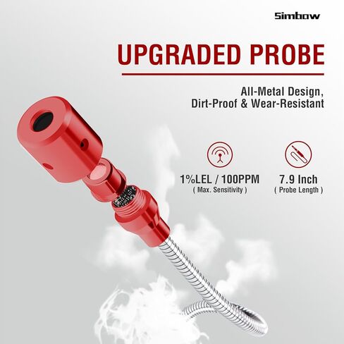 Refrigerant Leak Detector, WJL-6000 PRO HVAC Freon Leak Detector Halogen Freon Sniffer Rechargeable Air Conditioning Detection for R32 R410A R454B R290 CFCs, HCFCs, HFCs, HFOs, HCs in Saudi Arabia