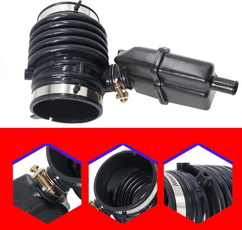 SMMS 696-039 Air Cleaner Intake Hose with 3 Clamps for Nissan Murano 2009-2014 for Nissan Quest 2011-2017, Intake Hose Tube Boot Replaces OE: 16576-1AA1A 16576-1AA0A in Kuwait
