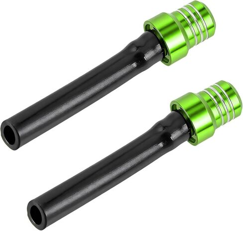 2 PCS Breather Hose Gas Fuel Tank Cap, CNC One-Way Fuel Tank Valve Vent Tube with Check Ball, Aluminum Breather Valve Tube for 50cc 110cc 70cc 125cc ATV Dirt Pit Quad Bike (Red) in Saudi Arabia