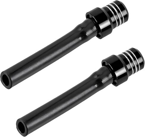 2 PCS Breather Hose Gas Fuel Tank Cap, CNC One-Way Fuel Tank Valve Vent Tube with Check Ball, Aluminum Breather Valve Tube for 50cc 110cc 70cc 125cc ATV Dirt Pit Quad Bike (Red) in Kuwait