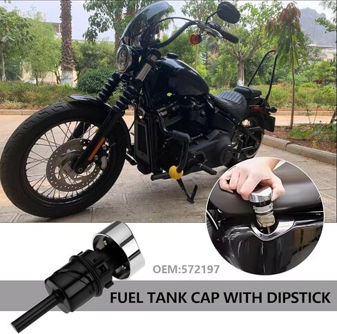 SING F LTD قطعة واحدة من غطاء خزان الزيت مع قطعة بديلة 572197 متوافقة مع Harleys Davidson Sportster XL 2004-2020 XR1200 2008-2012 in Kuwait