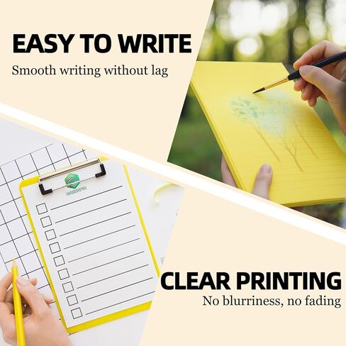 10-1000 Pads Personalized Notepads Bulk - Custom Notepad with Logo & Text 4.25"x5.5" 50 Sheets Pads for Office Business Classroom (Small(4.25''x5.5'')) in Saudi Arabia