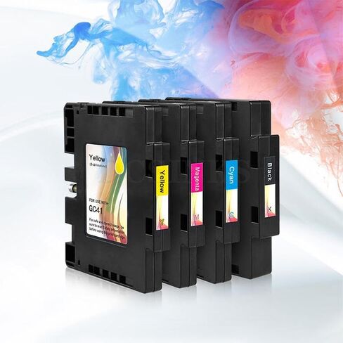 4 عبوات خرطوشة حبر GC41 متوافقة مع GC 41 IPSiO SG3100 SG2100 SG2010 SG3110 SG2010L SG3110DN in Kuwait