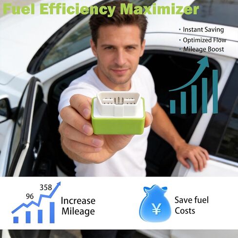 Syngas OBD Fuel Saver，Reduces Fuel Consumption，Saving 15% Economic Gas Economizer Device, Plug & Play， Optimizes Engine Fuel，Compatible with All Vehicles in Saudi Arabia