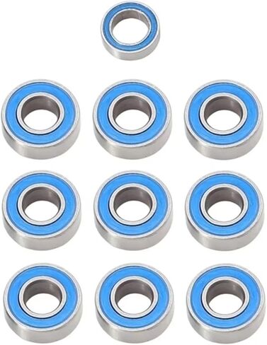 RC Repair Parts Compatible with Tamiya CW-01 for Hornet RC Car Upgrade Modification Replacement Parts Accessories 10pcs Sealed Bearing Kit in Kuwait