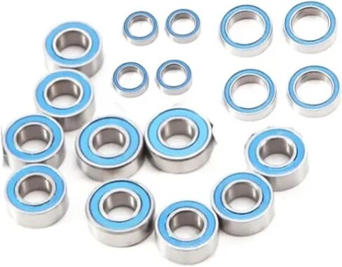 Rc Replacement Parts for Tamiya for DT04 DT-04 1/10 18PCS Rubber Sealed Ball Bearing Upgrade RC Car Repair Modify Model Parts Accessories in Kuwait