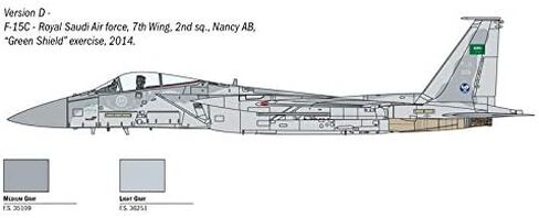 Italeri 1415S 1:72 - F-15c Eagle in Kuwait