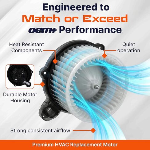 HVAC Blower Motor | Compatible with Mercedes-Benz 85-89 190D, 85-93 190E in Kuwait