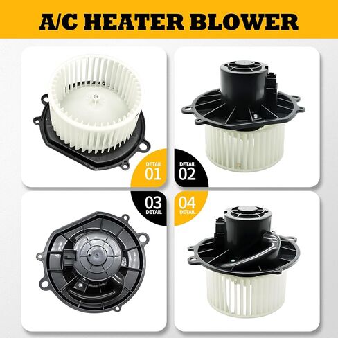 A/C Heater Blower Compatible with Taurus 1996-2007 Sable (not LS VIP) 1996-2005 Replaces 700017 E8DZ-19834-A 1F1Z-19805-AA in Kuwait