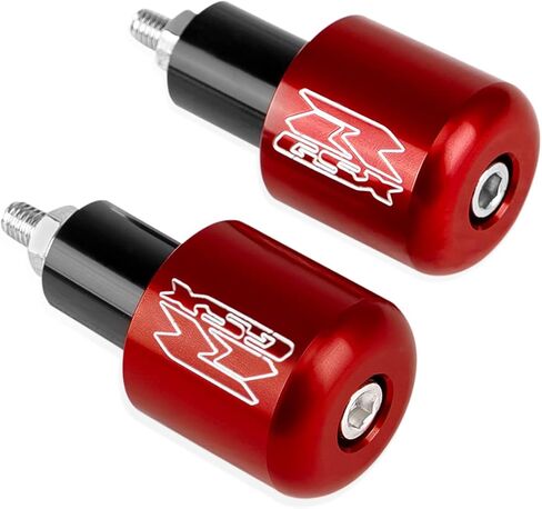 BarBaren CNC Bar ends Handlebar Grip End Caps For GSX-R600 1999-2021 GSX-R750 2000-2021 GSX-R1000 2001-2016 Red in Kuwait