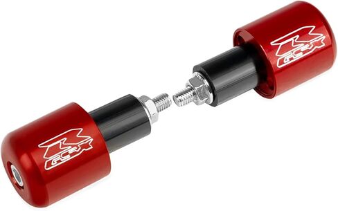 BarBaren CNC Bar ends Handlebar Grip End Caps For GSX-R600 1999-2021 GSX-R750 2000-2021 GSX-R1000 2001-2016 Red in Kuwait