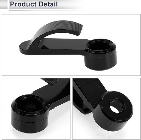 1 Set Universal Motorcycle Handlebar Hook Load-Bearing Capacity and Easy Installation Black in Kuwait