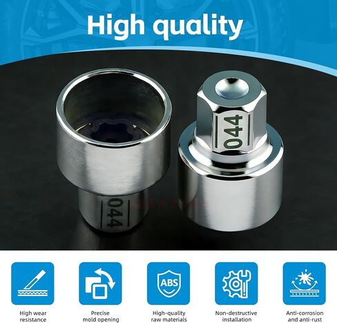 #044 for BMW Wheel Locking nut Key Compatible with BMW 1 3 5 7 8 X2 X3 X5 X6 Wheel Lock Key,Anti-Theft Lug Nut Removal Tool in Kuwait