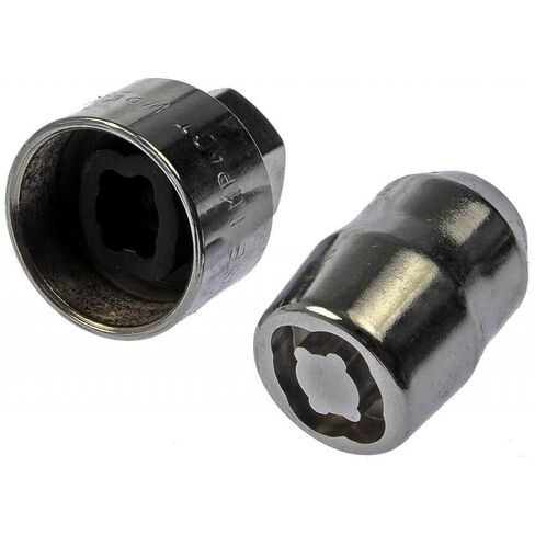 KarParts360 for Ram 1500 Classic 2019 2020 2021 Wheel Lock Set | 4 Pieces | Made of Steel | Chrome Finish | Acorn Nut Head Style | M14-1.50 Thread Pitch | with Key in Kuwait