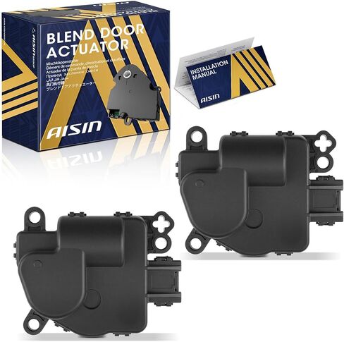 AISIN AFTERMARKET BDAAZ-00026 Set of 2 Main HVAC Air Door Actuator - Compatible with Chrysler Town & Country, Dodge Grand Caravan, Charger, Challenger, Dakota, Ram Dakota, Volkswagen Routan - Mode in Kuwait