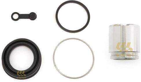 Front or Rear Brake Caliper Rebuild Kit Seals Piston Bleeder Cap Fits Yamaha XS400 XS500 SR500 XJ650 Seca XS650 XS750 XS850 XS1100 in Kuwait