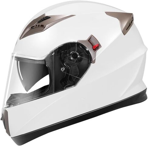 خوذة لكامل الوجه للدراجات النارية معتمدة من وزارة النقل - خوذة YEMA YM-829 خوذة دراجة نارية لسباق الدراجات النارية في الشوارع كاسكو موتو مع واقي من الشمس للبالغين والشباب والنساء in Kuwait