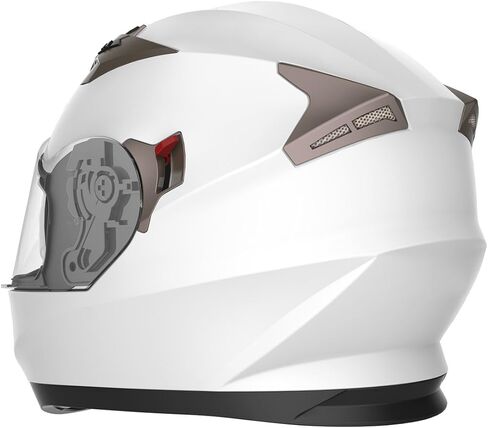 خوذة لكامل الوجه للدراجات النارية معتمدة من وزارة النقل - خوذة YEMA YM-829 خوذة دراجة نارية لسباق الدراجات النارية في الشوارع كاسكو موتو مع واقي من الشمس للبالغين والشباب والنساء in Kuwait