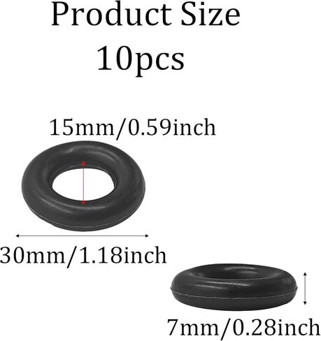 bskkw 10PCS Bobbin Winder Rubber O Ring Replacement, Tire Belt for Vintage Sewing Machine Parts in Saudi Arabia