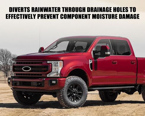 لوحة غطاء القلنسوة الأمامية لممسحة الزجاج الأمامي مناسبة لفورد F250 F350 F450 F550 Super Duty 2017-2022 استبدال لوحة الإدخال الأمامية للجانب الأيسر والأيمن باللون الأسود HC3Z-25022A68-AA in Kuwait