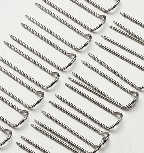 120 Pieces Sewing U Pins, Stainless Steel U Shaped Sewing Pins, Fork Pins for Quilting, Metal Double Blocking Needles for Quilting, Sewing & Crafting Projects in Kuwait