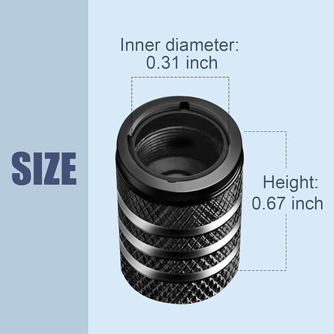 Tire Valve Stem Cap Cover Universal Fit for Chevrolet Chevy Silverado Colorado Tahoe Malibu Suburban Camaro Cruze Equinox Sonic Accessories for Car Truck Motorcycle Bike 091403 Black 5Pcs in Saudi Arabia