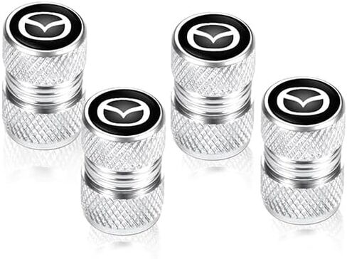 4Pcs Automobile Tire Valve Stem Covers, for Caps Compatible with Volvo s60 s90 xc60 xc40 xc90 v60 v90 Series Vehicles and Other Motor Vehicles Tire Valve Cap Covers Silver in Saudi Arabia