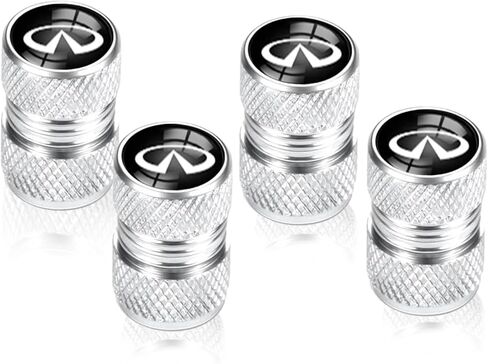 4Pcs Automobile Tire Valve Stem Covers, for Caps Compatible with Volvo s60 s90 xc60 xc40 xc90 v60 v90 Series Vehicles and Other Motor Vehicles Tire Valve Cap Covers Silver in Saudi Arabia