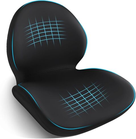 Car Seat Cushion with Lumbar Support Pillow - Memory Foam Driver Seat Cushion for Back & Sciatica Pain Relief, Washable Cover, Non-Slip Bottom for Long Driving, Office Chair & Truck (Black) in Saudi Arabia