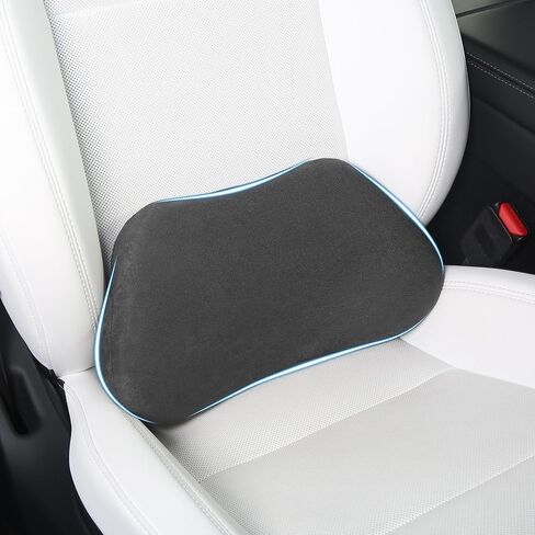 Lumbar Support Pillow for Car, Ergonomic Memory Foam Back Cushion for Driving, Seat Office Chair, Gaming Chair, Lower Back Support for Back Pain Relief, Purple, 1 Pack in Kuwait