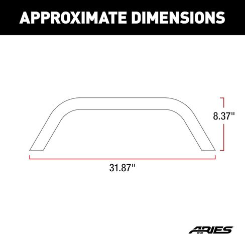 Aries Trailchaser Bumper Brush Guard in Kuwait