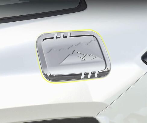 غطاء خزان الوقود متوافق مع Toyota New RAV4 Woodland 2026 2027+ غطاء الزيت وغطاء الغاز وإكسسوارات السيارة الخارجية ABS 1 قطعة (نمط أسود لامع) in Kuwait