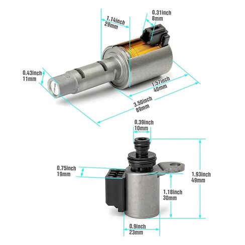 5Pcs/Set Transmission Solenoid Kit JF015E RE0F11A CVT Compatible for Nissan Tiida Sylphy Sentra Versa Sunny Valve Body Parts in Saudi Arabia
