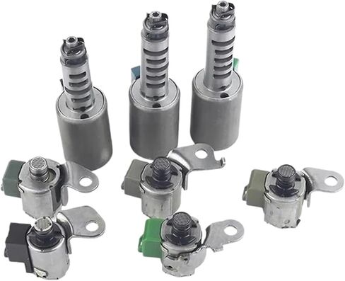 Original 8PCS AW55-51 AF33RE5F22A AW55-51SN Complete Transmission Valve Body Solenoids Compatible For Saab Volvo Satun Chevrolet Nissan in Kuwait