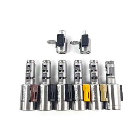 8 Pcs 09G Large Valve Solenoids Transmission Solenoid Set Compatible for VW Compatible for Audi Mini 2003-On TF-60SN TF60SN 6-Speed in Saudi Arabia