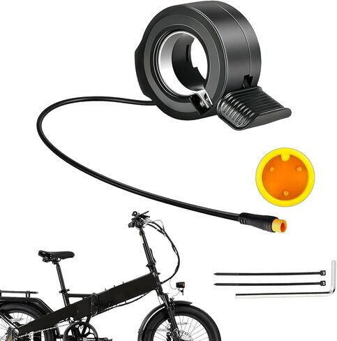 Ebike Full Throttle for Lectric XP4/XP 3.0/XP Lite/Xpedition, 12V-72V 3 Pin Waterproof Connector, Right Hand Twist Throttle for Lectric XP4 Ebike Plug & Play, Electric Bike Throttle Replacement in Kuwait