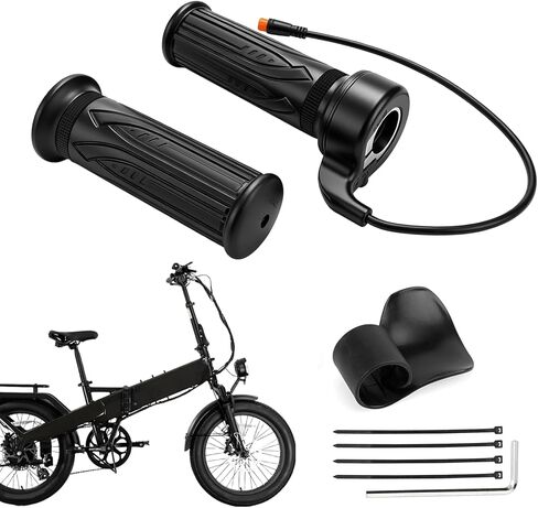Ebike Full Throttle for Lectric XP4/XP 3.0/XP Lite/Xpedition, 12V-72V 3 Pin Waterproof Connector, Right Hand Twist Throttle for Lectric XP4 Ebike Plug & Play, Electric Bike Throttle Replacement in Saudi Arabia