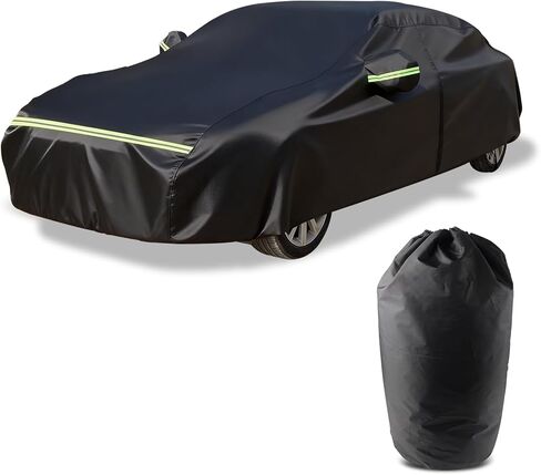 SUV Car Cover Waterproof Heavy Duty All Weather Protection Snow Anti-UV Windproof Outdoor Full Car Cover Fit for Automobiles Subaru/Kia/Tesla（Car Size:187~193''L x 75'W x 69''H） in Saudi Arabia