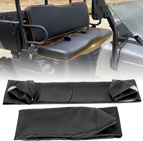 غطاء مقعد جلدي بديل لـ 2002-2008 Polaris Ranger 425 500 570 700 800 900 & 2009 Ranger 700 Crew، غطاء مقعد UTV سفلي مقاوم للماء بسمك in Kuwait