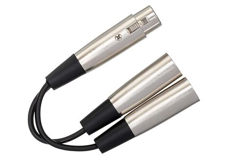 كابل Hosa YXM-121 XLR3F إلى Dual XLR3M Y، 6 بوصة in Saudi Arabia